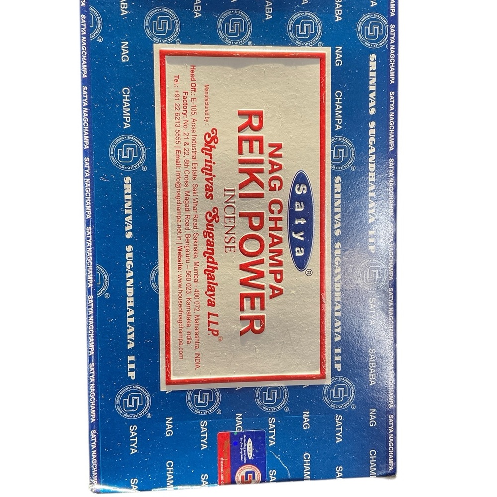 Satya Nag Champa Reiki Power Incense Bundle 12 Boxes 15g Each I